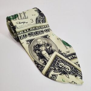 Three Stooges Three Dollar Bill Men's Silk Neck Tie RM Style 56x4"